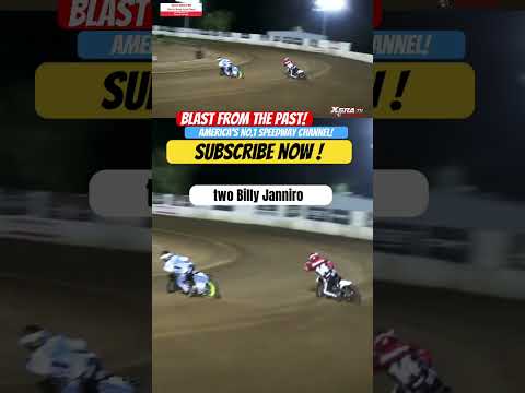 Can Ruml Hold Off Janniro in This Wild Throwback Race? #shorts - dirt track racing video image