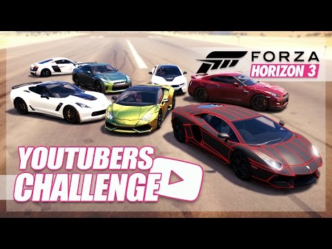 Forza Horizon 3 - YouTuber Cars Challenge! (KSI, Roman Atwood, Ali-A) - UC8K5GixLedebI8QGFEgtPKA