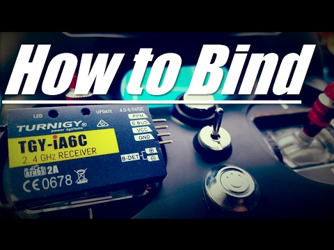 How to bind TGY IA6C Receiver To The Turnigy Evolution Radio - UCMniPb3td7gxZo3Ex-kXmiA