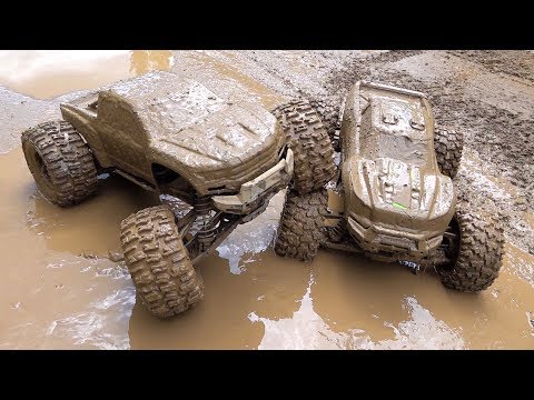 KABOOM! MUDDY XMAXX BLOWS 3 TIRES, but we ONLY SAW 1 UNTIL EDITING! 8s LIPO | RC ADVENTURES - UCxcjVHL-2o3D6Q9esu05a1Q