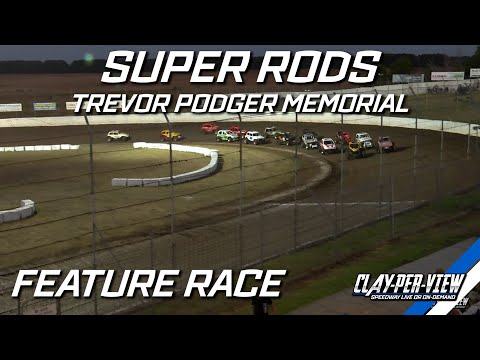 Super Rods | Trevor Podger Memorial - Simpson - 10th Feb 2024 | Clay-Per-View - dirt track racing video image