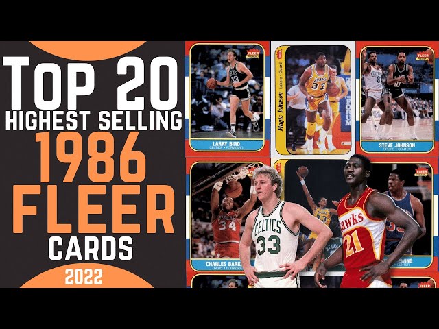 The Best of the 86 Fleer Basketball Cards