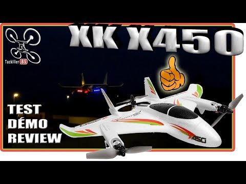 XK X450 VTOL 3D/6G - Review Test Démo - Du fun, rien que du fun !!! - UCPhX12xQUY1dp3d8tiGGinA