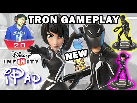 Duddy plays TRON! Sam Flynn & Quorra Disney Infinity 2.0 Gameplay on iPad! (Toy Box Version) - UCC-RHF_77zQdKcA75hr5oTQ