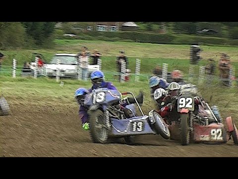 6 OF THE VERY BEST 1000cc RH SIDECAR GRASSTRACK RACES 14 - dirt track racing video image