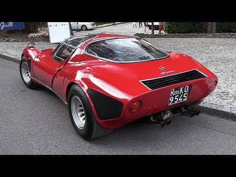 1968 Alfa Romeo 33 Stradale: 2.0 V8 Engine Sound, Warm Up & Driving! - UCG38eNTt_GlasSyTYiCr7WQ