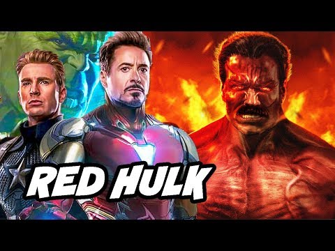 Avengers Endgame Red Hulk Scene - Alternate Red Hulk Origin Story Breakdown - UCDiFRMQWpcp8_KD4vwIVicw