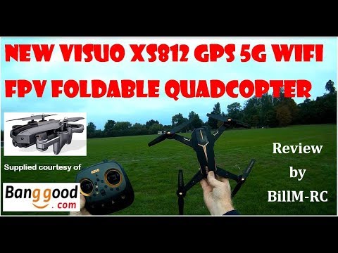 NEW Visuo XS812 review - GPS 5G WiFi FPV Foldable Quadcopter Drone under $90 - UCLnkWbYHfdiwJEMBBIVFVtw