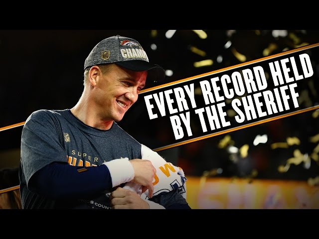 How Many NFL Records Does Peyton Manning Hold?