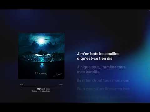 Bouss - Mon nom (Paroles)