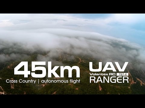 45km Cross Country - UAV Volantex RANGER 757-4 using Li-On (LG MJ1 18650) - UC7jd-JN3RitkYxALS7ZOnhA