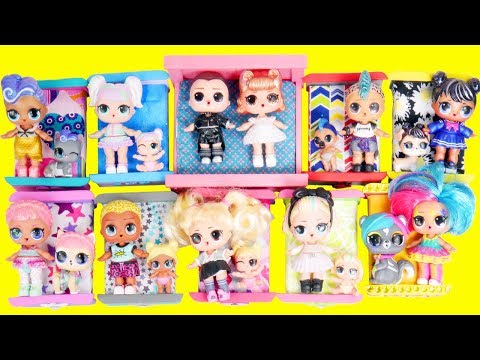 Custom LOL Surprise Dolls Mix Up Wrong Beds At Furniture Store | Toy Egg Videos - UCcUYGJmWfnkIyE36wss_nAw