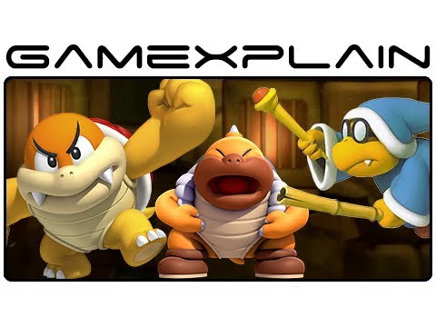 All Tower Boom Boom, Kamek & Sumo Bros Boss Fights in New Super Mario Bros. U (Wii U Gameplay) - UCfAPTv1LgeEWevG8X_6PUOQ