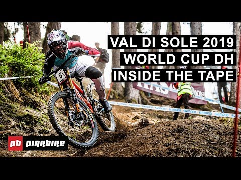 Racers Getting Loose on the Val di Sole 2019 World Cup DH Course | Inside The Tape w/ Ben Cathro - UC2GIHZpQiJy-8286f4lj_cg