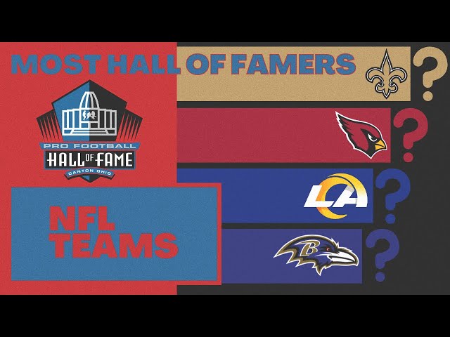 Which NFL Team Has the Most Hall of Famers?