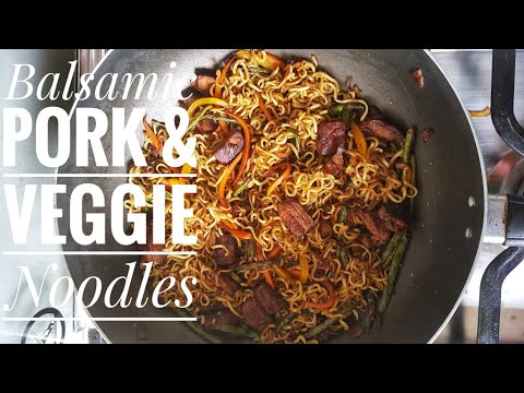How to Cook The BEST Pork & Veggie Stir Fry NOODLES || NAIROBI KITCHEN