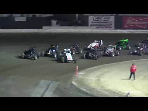 HIGHLIGHTS: AMSOIL USAC CRA Sprint Cars | Keller Auto Speedway at Kings Fairgrounds | 4/1/2022 - dirt track racing video image