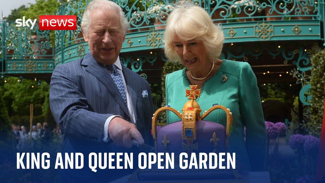 King Charles and Queen Camilla open new garden celebrating coronation in Northern Ireland
