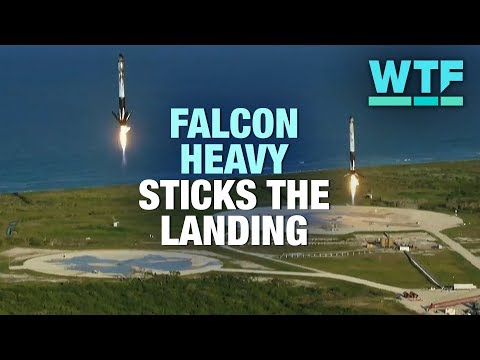 SpaceX Falcon Heavy sticks historic landing | What the Future - UCOmcA3f_RrH6b9NmcNa4tdg