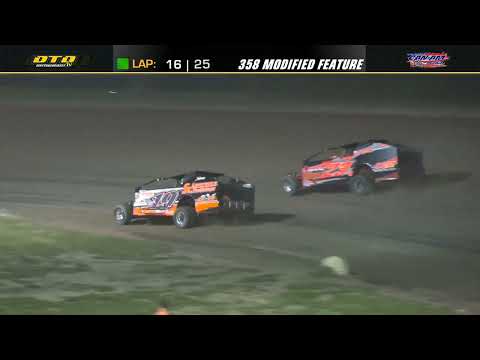 Can-Am Speedway | DIRTcar 358-Modified Feature Highlights | 5/13/22 - dirt track racing video image