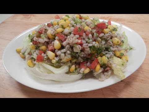 Barley Corn Salad | Sanjeev Kapoor Khazana - UCmoX4QULJ9MB00xW4coMiOw