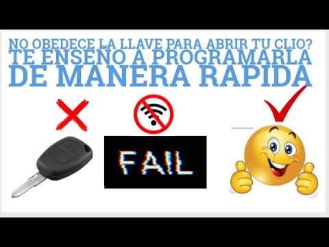 Wie man einen Renault-Schlüssel mit unserem Clio II wieder verknüpft.