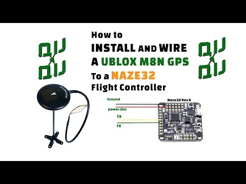 How to setup a Holy Bro M8N GPS compass unit with a Naze32 flight controller running Cleanflight. - UCKkkTH-ISxfR6EuUUaaX7MA