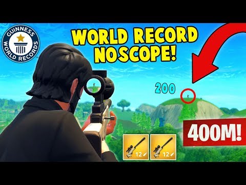 WORLD RECORD NOSCOPE 400M! (Fortnite FAILS & WINS #4) - UCC-uu-OqgYEx52KYQ-nJLRw