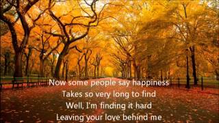 Barry Manilow - I can't smile without You with Lyrics