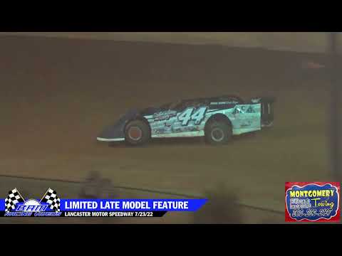 Limited Late Model Feature - Lancaster Motor Speedway 7/23/22 - dirt track racing video image