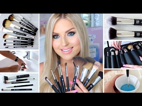 How To Clean Makeup Brushes ♡ NEW xoBeauty Italian Brush Range! - UCMpOz2KEfkSdd5JeIJh_fxw