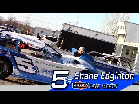 #5E Shane Edginton 2023 WISSOTA Late Model Highlights - dirt track racing video image