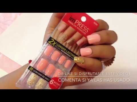 Como poner uñas postizas - uñas decoradas ImPress - 00:00 | Play |  