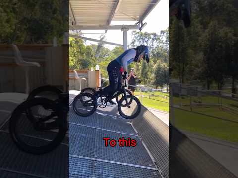 My gates went from slow to fast in 3 months!💨 #bmxracing #bmx #bmxgate