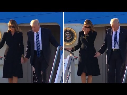 People can't stop talking about the weird body language between Donald and Melania Trump - UCcyq283he07B7_KUX07mmtA