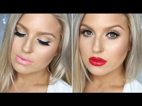 Simple Girly Christmas Look! ♡ Subtle Festive Glitter ♡ PERFECT For Summer! - UCMpOz2KEfkSdd5JeIJh_fxw