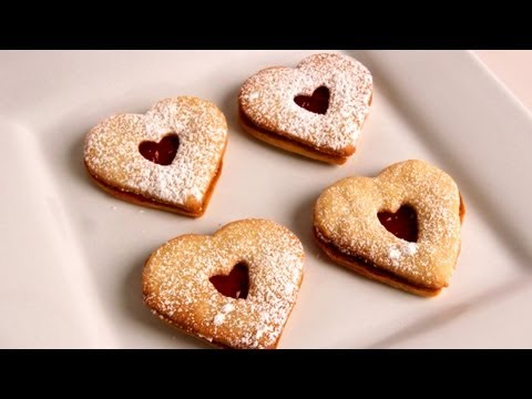 Linzer Cookies - Recipe - Laura Vitale - Laura in the Kitchen Episode 311 - UCNbngWUqL2eqRw12yAwcICg