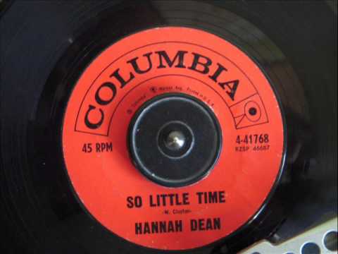 HANNAH DEAN -  SO LITTLE TIME