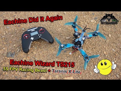 Eachine Wizard TS215 FPV Racing Drone F4 5.8G 72CH RunCam Swift 2 Frsky Taranis X-Lite XM+ RTF - UCsFctXdFnbeoKpLefdEloEQ