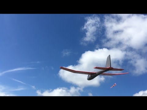 LIDL XL gliderplane with RC on the slope - UCNI9R965fKyGrbDAdJRDKww