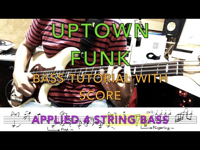 Uptown Funk: How to Play the String Bass