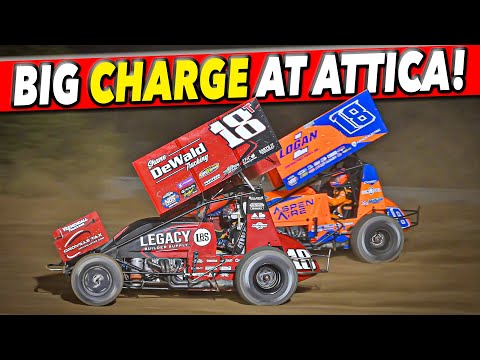 Our Best World Of Outlaws Finish With The 18T At Attica Raceway Park! - dirt track racing video image