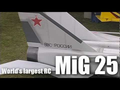 World's largest MiG 25 RC plane flies again - UCQ2sg7vS7JkxKwtZuFZzn-g