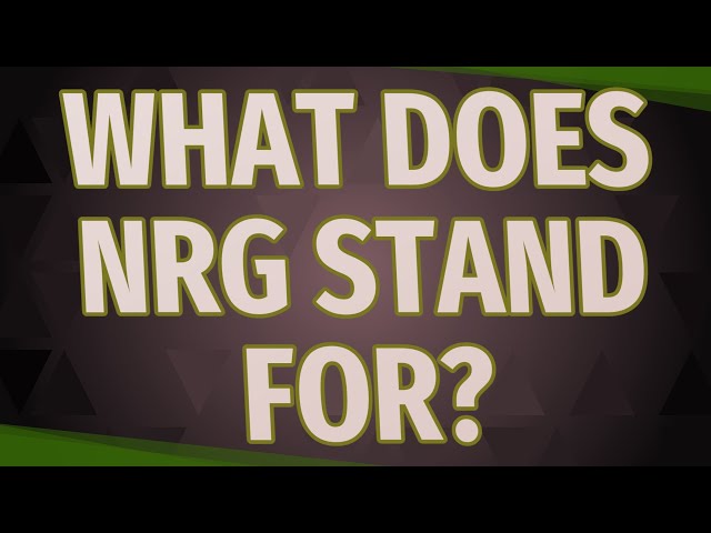 What Does Nrg Esports Stand For?