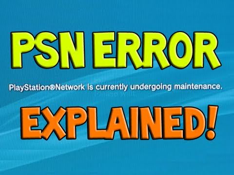 Why is PSN down? Hacked? - Playstation Network Maintenance Error 80710a06 (Sony) - UCYVinkwSX7szARULgYpvhLw