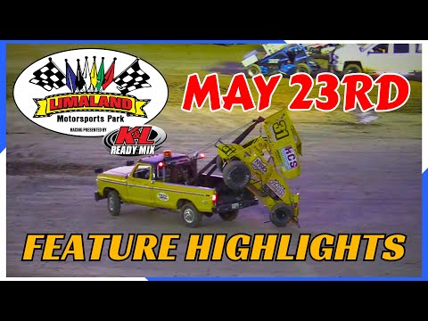 GLSS Limaland Feature Highlights 5/23/2025 - dirt track racing video image
