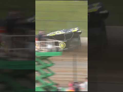 Scott Bloomquist Takes A Hellacious Ride @ The Dream.  Eldora Speedway.  6/8/24 - dirt track racing video image