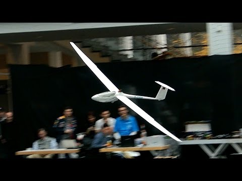 ASW-19 RC SCALE MODEL LIGHTWEIGHT GLIDER INDOOR FLIGHT DEMO / Faszination Modellbau 2015 - UCH6AYUbtonG7OTskda1_slQ