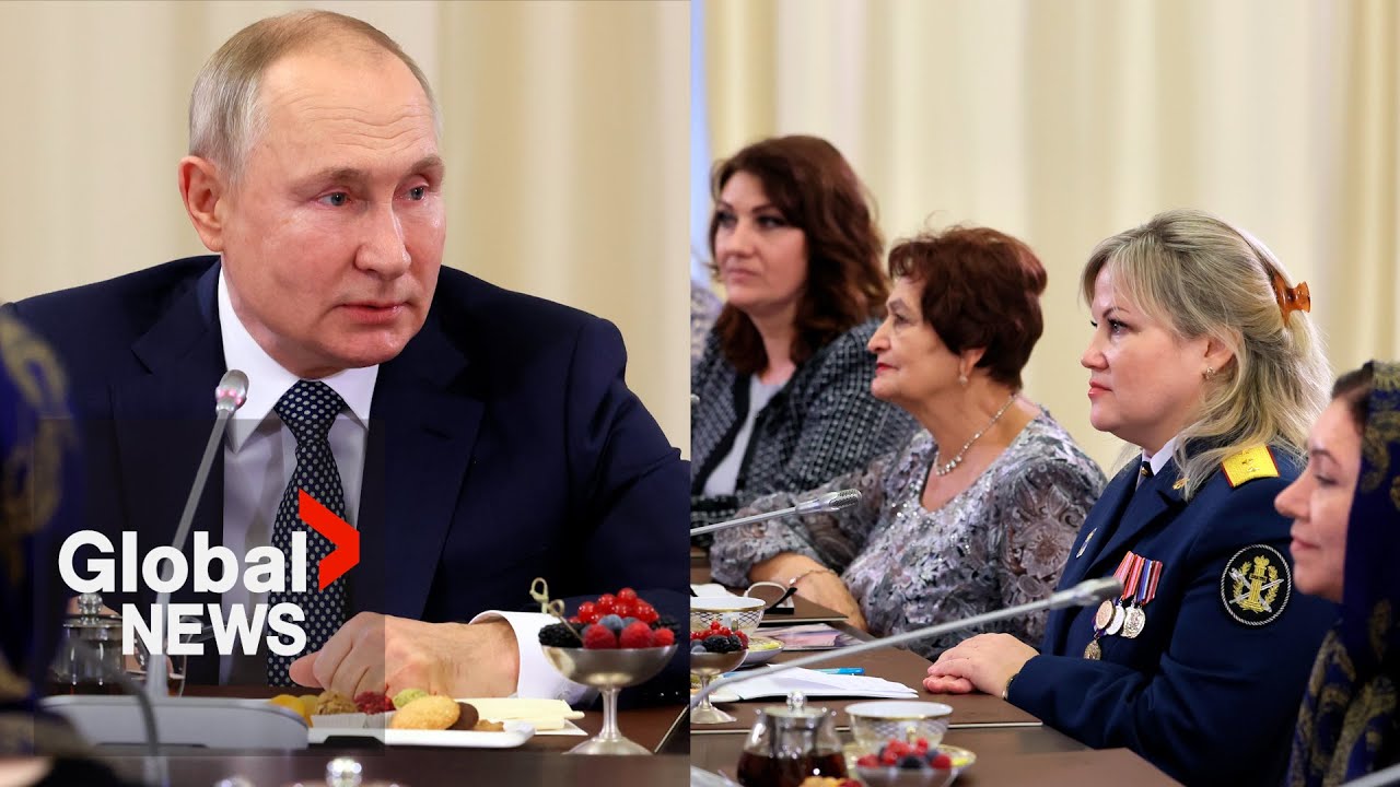 Putin tells mothers of Russian soldiers fighting in Ukraine: "We share your pain"