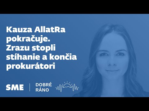 Dobré ráno: Kauza AllatRa pokračuje. Zrazu stopli stíhanie a končia prokurátori (22.10.2024)